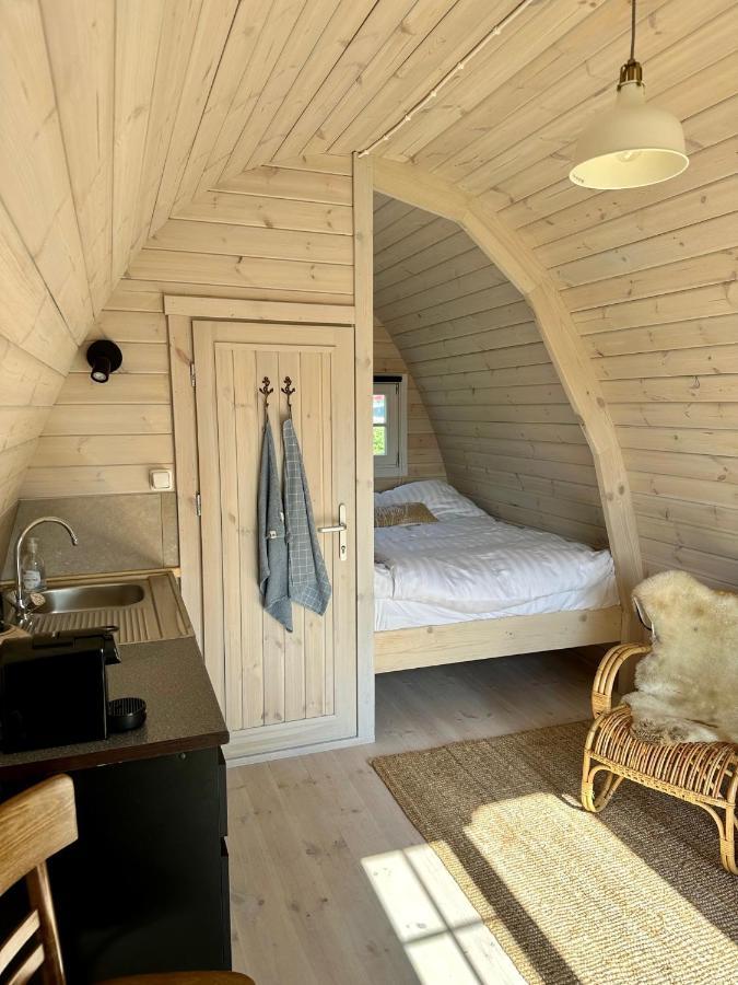 Lodge, Een Super Knus Tiny House, Nabij Vaarwater En Haven! Belt-Schutsloot Eksteriør bilde
